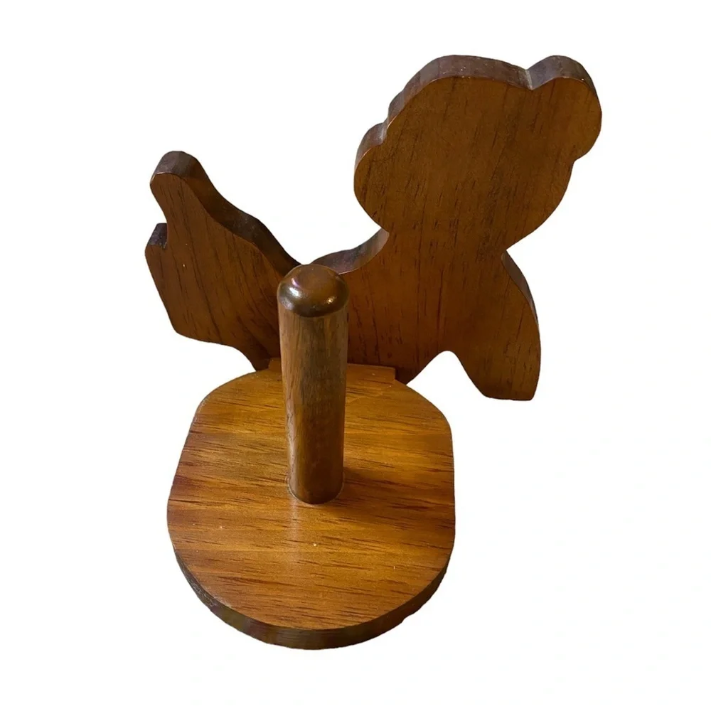 Vintage 1980s wooden